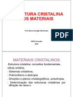 Estrutura Cristalina Dos Materiais