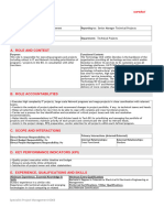 Role Profile: A. Role and Context