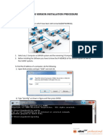 Cnctrain Network - Installation Procedure