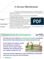 9 Transport Across Membranes