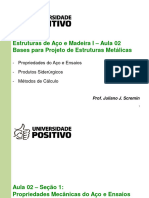 Estruturas de Aço e Madeira I - Aula 02 Bases para Projeto de Estruturas Metálicas