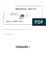 Libro Discriminacion Pares Palabras VOCALES I