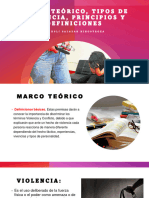 Marco Teórico, Tipos de Violencia, Principios y Definiciones