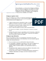 Tipos de Inteligencia y Sus Características (Copia en PDF