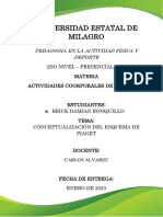 Actividades Coorporales - Erick Damian