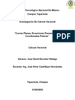 Curvas Planas, Ecuaciones Paramétricas Y Coordenadas Polares