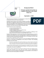 Thayer, Vietnam and The Declaration On Conduct of Parties in The South China Sea