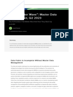 The Forrester Wave™ - Master Data Management, Q2 2023