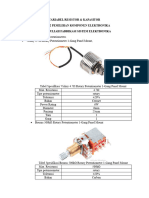 Jenis Jenis Variabel Resistor + Kapasitor