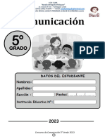 CUADERNILLO COMUNICACIÓN 5to - PRIMARIA