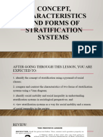 Q3 - W3 - Concept, Characteristics and Forms of Stratification Systems - PPTX Without Quiz