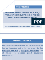 Principios Rectores y Principios Probatorios en El Marco Del Proceso Penal Acusatorio Ecuatoriano Ultimo