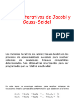 Métodos Iterativos de Jacobi y Gauss-Seidel