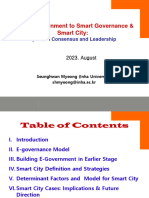 E-Government To Smart Governance & Smart City