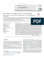 Verbascum Nigrum L. (Mullein) Extract As A Natural Emulsifier