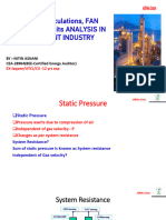 Process Calculations & Fan Audit Module in Cement Industry