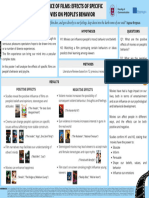 Influence of Films Effects of Specific Movies On People's Behavior