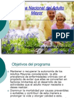 Programa Nacional Del Adulto Mayor