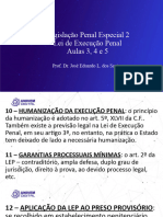 Aulas 3, 4 e 5 Lei de Execução Penal - 2023