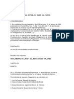 Reglamento de La Ley Del Mercado de Valores