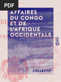 Affaires Du Congo Et de Lafrique Occidentale Collectif @lechat