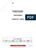 Auriga UPS - User Manual - DT0475 Rev.003