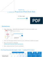 Financial Projections Slide Templates