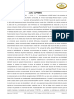 Auto Supremo: Estado Plurinacional de Bolivia Organo Judicial