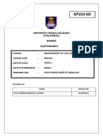 Universiti Teknologi Mara Uitm (Perak) BQS663 Earthworks