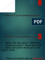 Seven Cs of Comm