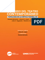 2022 Una Ad Glosario Del Teatro Contemporaneo Topologia de La Critica Teatral VII