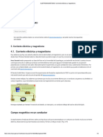 ELETROMAGNETISMO - Corriente Eléctrica y Magnetismo