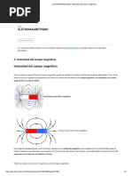 ELETROMAGNETISMO - Intensidad Del Campo Magnético