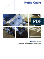 Habiasense Cables For Measurement Applications - Habia Cable