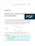 Chapitre 4+TD4 Étude D'une Variable Statistique À