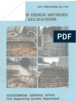 Review of Design Methods For Excavations