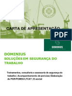 Carta de Apresentação - 2023 Dominius