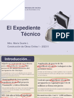 Clase Expediente Técnico 1ra Parte