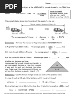 KS3 Forces and Motion WS