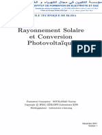 1 Rayonnement Solaire Et Conversion Photovoltaique