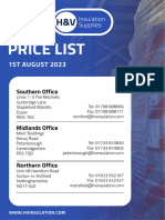 H V Price List New 2023