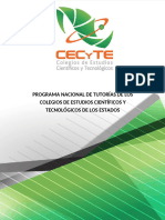 Programa Nacional de Tutorias Cecyte