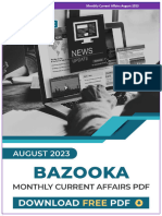 Bazooka Monthly Current Affairs August 2023 Compressed