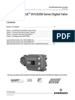 Fisher Fieldvue DVC6200 Series Digital Valve Controllers: Quick Start Guide