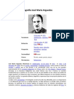 Biografía José María Arguedas