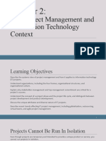 Chapter 2 - The Project Management and IT Context