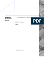 A Cat Bond Premium Puzzle?: Financial Institutions Center