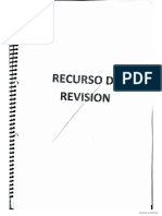 Recurso de Revisión (A)