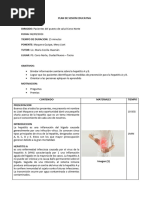 Plan de Sesion Educativa Hepatitis PDF