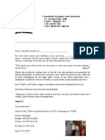 Segundo Modelo Da Carta para Visitante